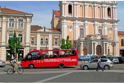 Hop On – Hop Of ekskursija autobusu po Vilnių