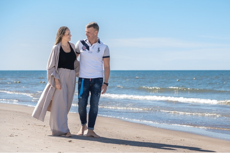 1 nakvynė su SPA dviem viešbutyje „Auksinės kopos“ Šventojoje