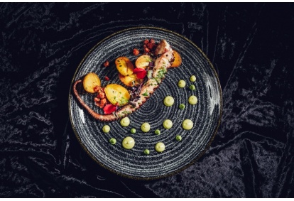 Trijų patiekalų degustacinė vakarienė „Old Town Grill“ restorane dviem