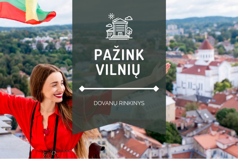 Dovanų rinkinys "Pažink Vilnių"