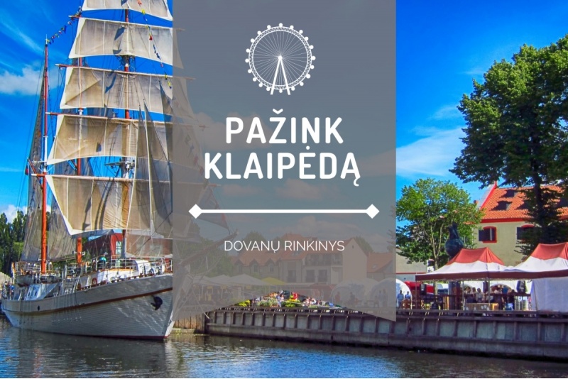 Dovanų rinkinys "Pažink Klaipėdą"