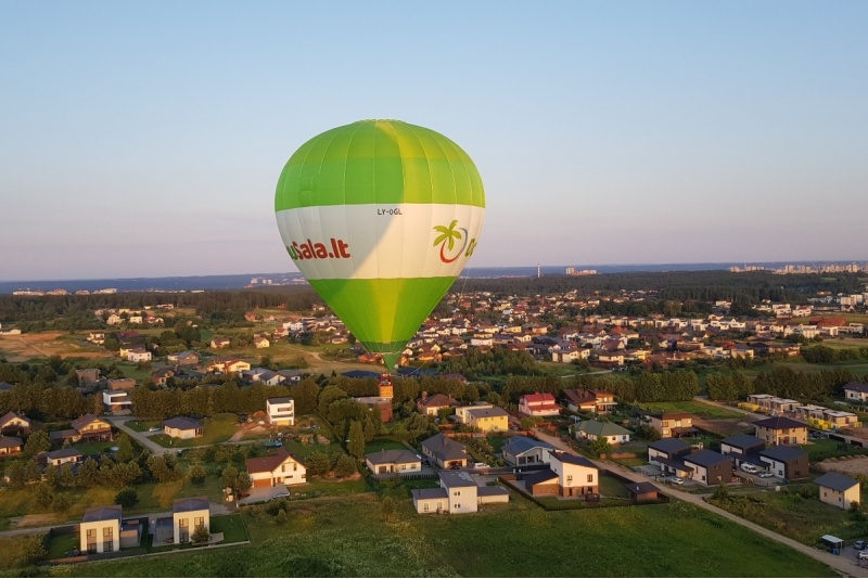 Skrydis oro balionu Alytuje