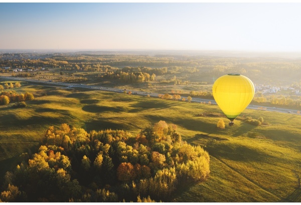 Skrydis oro balionu virš pasirinkto miesto su „Hot Air Lines“