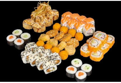 56 vnt. sušių rinkinys „Sushi Lover's“ Riešėje