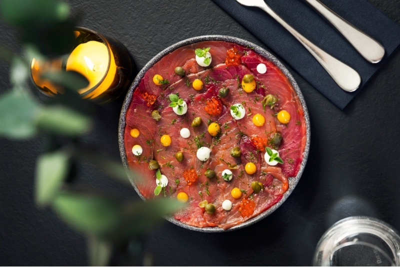 3 patiekalų degustacinė vakarienė viešbučio „Daugirdas“ restorane Kaune