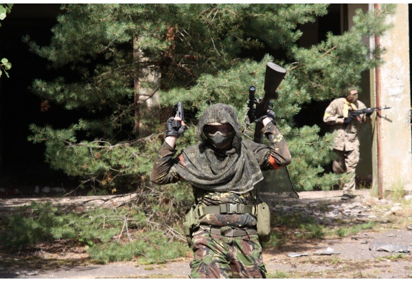 Airsoft šratasvydžio žaidimas 1 asmeniui Rygoje