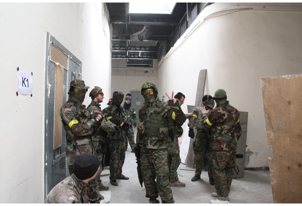 Airsoft žaidimas grupei Rygoje