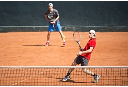 Lauko teniso treniruotė SEB Arenoje arba Delfi sporto centre Vilniuje