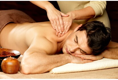 Antistresinis masažas vyrams salone „Laimės terapija“ Vilniuje
