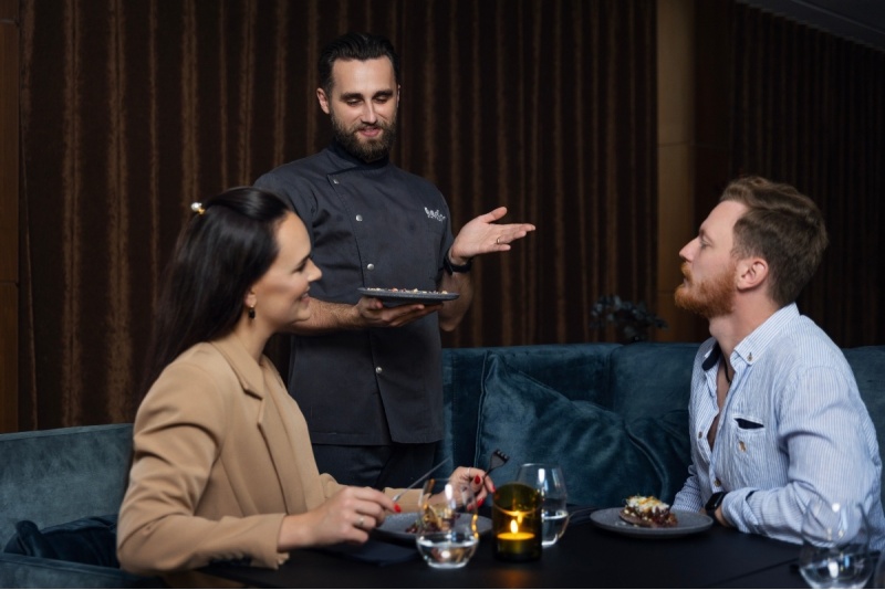 3 patiekalų degustacinė vakarienė viešbučio „Daugirdas“ restorane Kaune