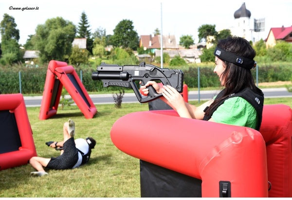 Privatus lazerių žaidimas LaserTAG kompanijai pasirinktoje erdvėje