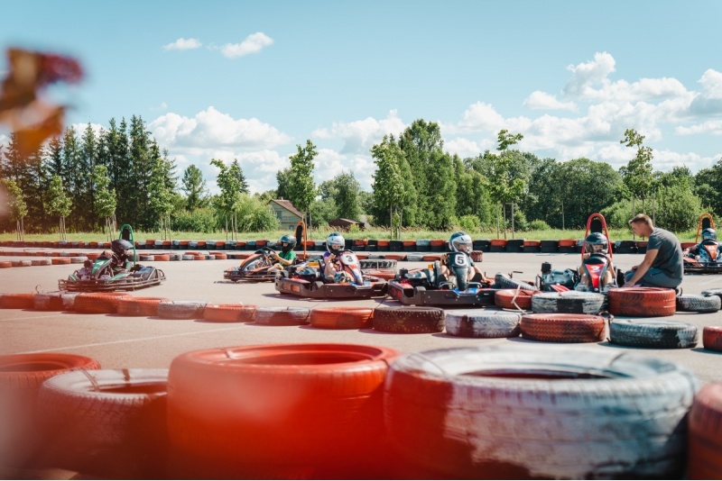 Pasivažinėjimas kartingu 1 asmeniui