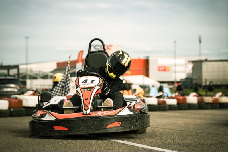 Pasivažinėjimas kartu „TopKart“ kartodrome Kaune