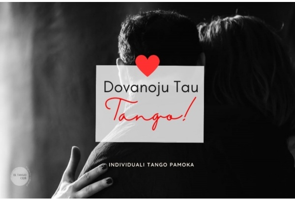 Individuali argentinietiško tango pamoka 1 asmeniui arba porai Kaune