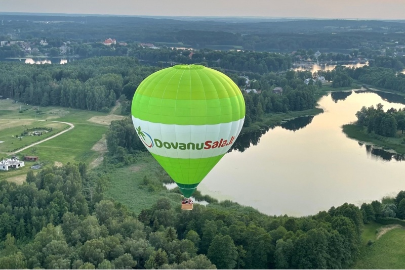 Romantiškas skrydis oro balionu dviem Birštone