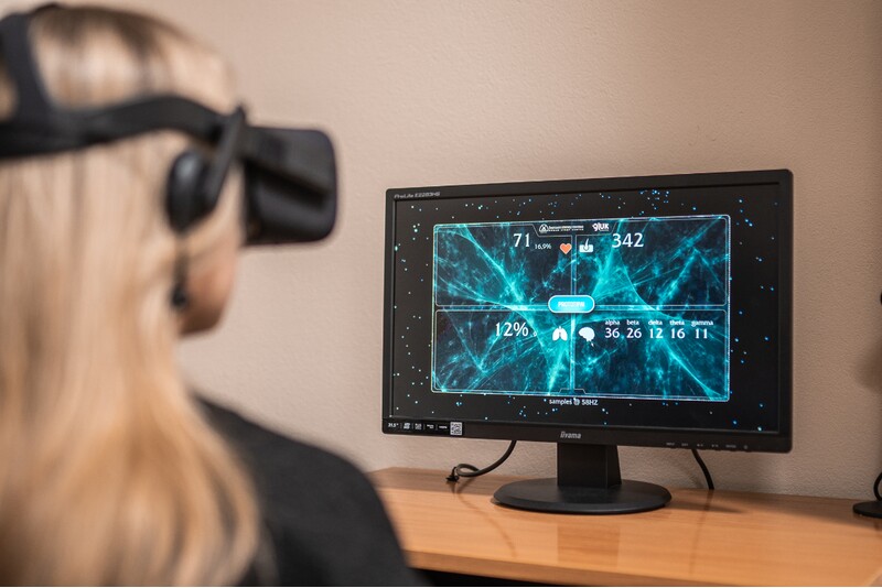 Streso valdymo virtualioje realybėje užsiėmimas „VR streso klinikoje“ Vilniuje