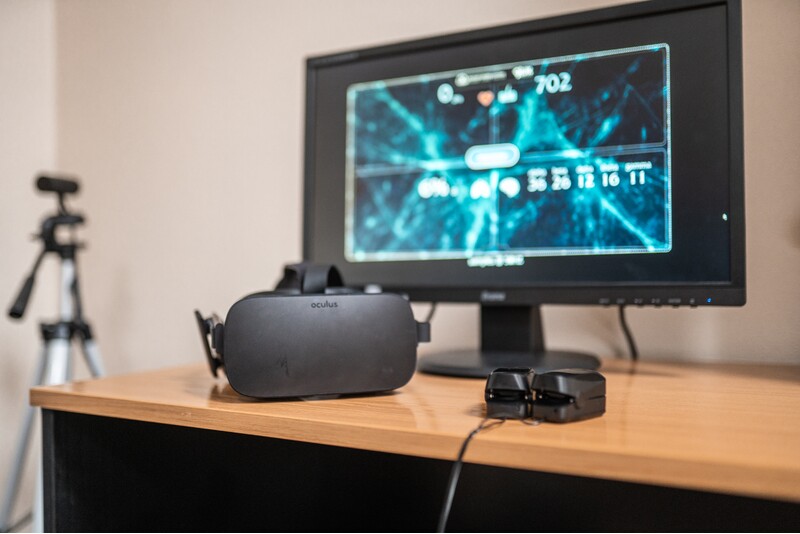 Streso valdymo virtualioje realybėje užsiėmimas „VR streso klinikoje“ Vilniuje