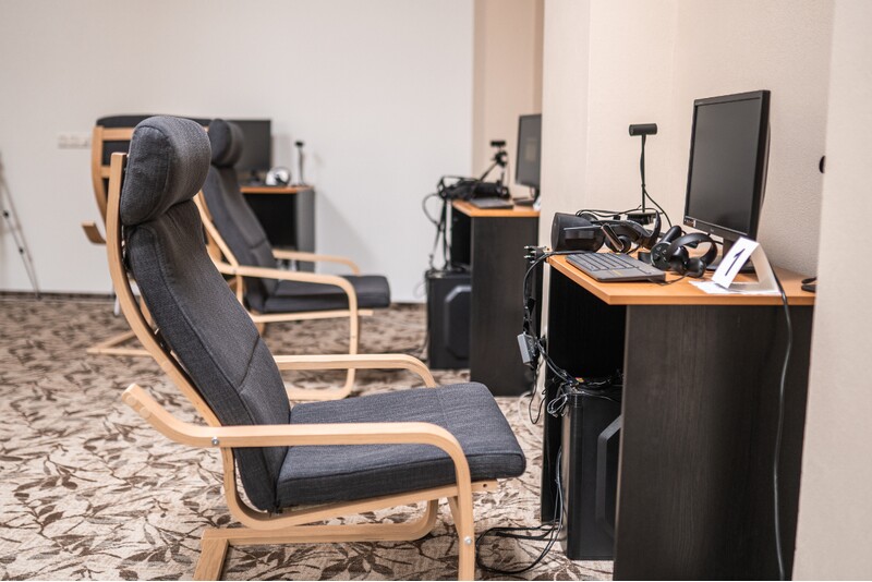 Streso valdymo virtualioje realybėje užsiėmimas „VR streso klinikoje“ Vilniuje