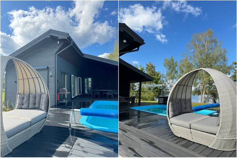 Nakvynė namelyje „Villa Mila“ su apsilankymu baseine, pirtyje ir sūkurinėje vonioje