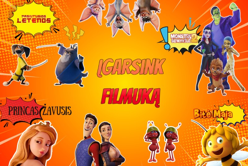 Animacinio filmo garsinimas Vilniuje (2 asmenims)