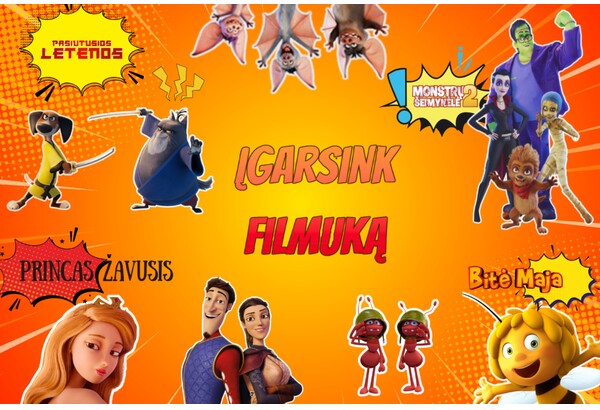 Animacinio filmo garsinimas Vilniuje (2 asmenims)