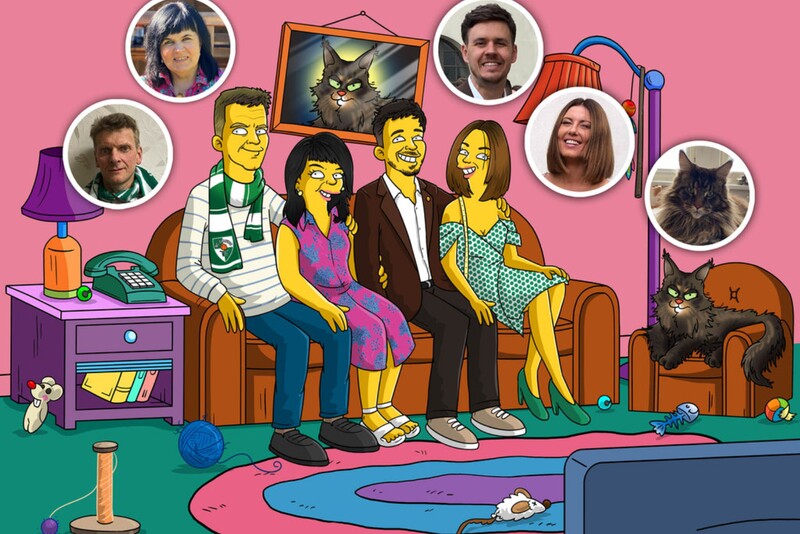 „Simpsonų“ portretas pagal Jūsų nuotrauką