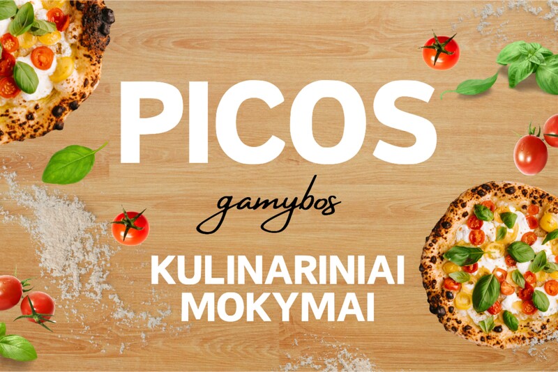 Picos gamybos kulinariniai mokymai Gian Luca Demarco studijoje Vilniuje