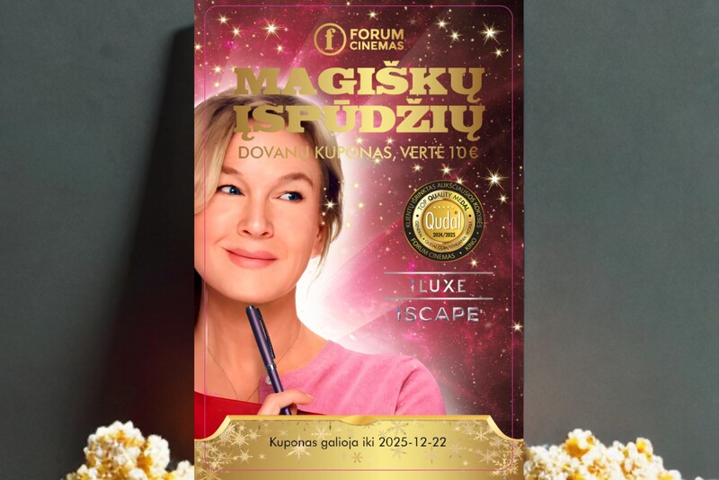 Kino kuponas „Forum Cinemas“ vienam