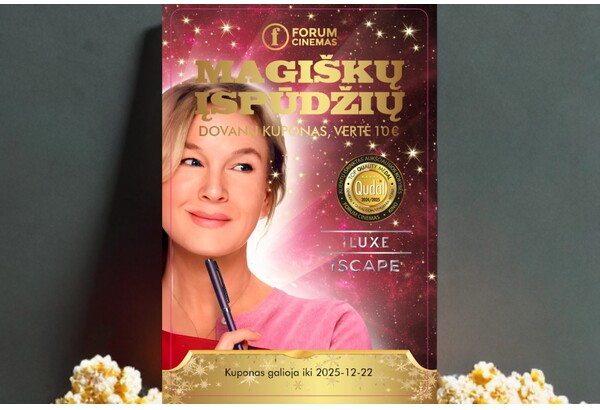 Kino kuponas „Forum Cinemas“ vienam