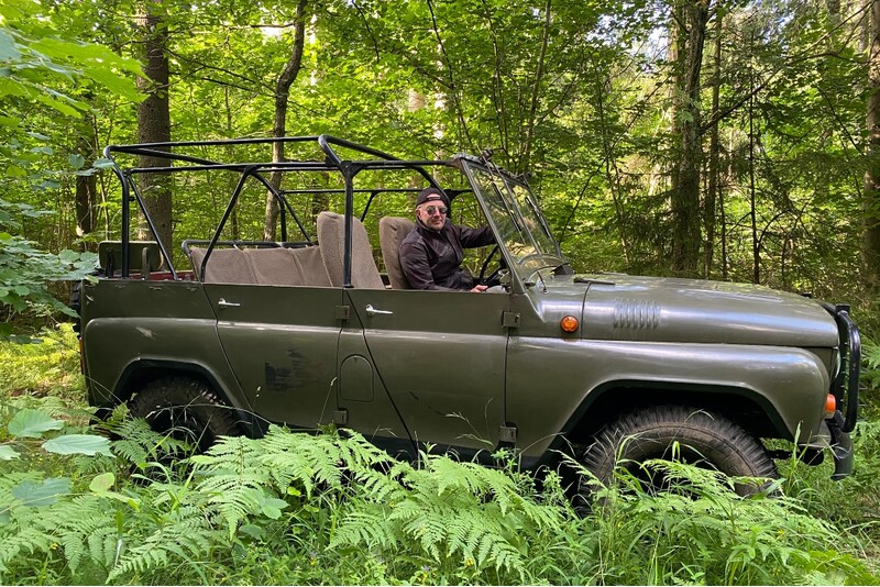 Safario išvyka – ekskursija retro UAZ automobiliu Zvārde