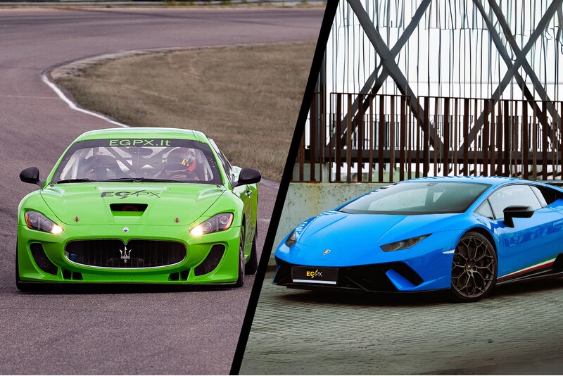 Išbandyk Maserati GT V/S Lamborghini Huracan Performante Nemuno žiede