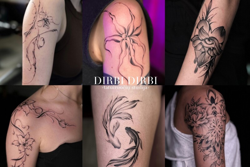 Tatuiruočių studijos „DirbiDirbi tattoo“ Šiauliuose dovanų čekis