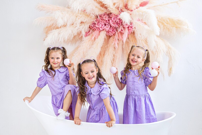 Vaikiška gimtadienio ar „Cake Smash“ fotosesija studijoje su „NEL fotografija“ Kaune