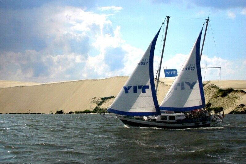 Romantiška kelionė jachta "Montė" į Nemuno deltą, Mingės kaimą
