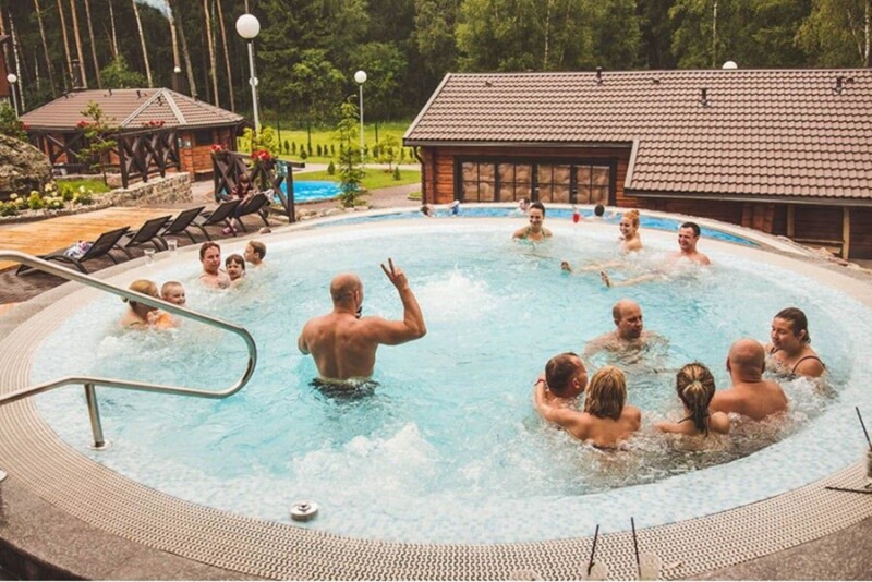 Poilsis viloje su SPA erdve 4 asmenų šeimai „Atostogų parke“ Palangoje