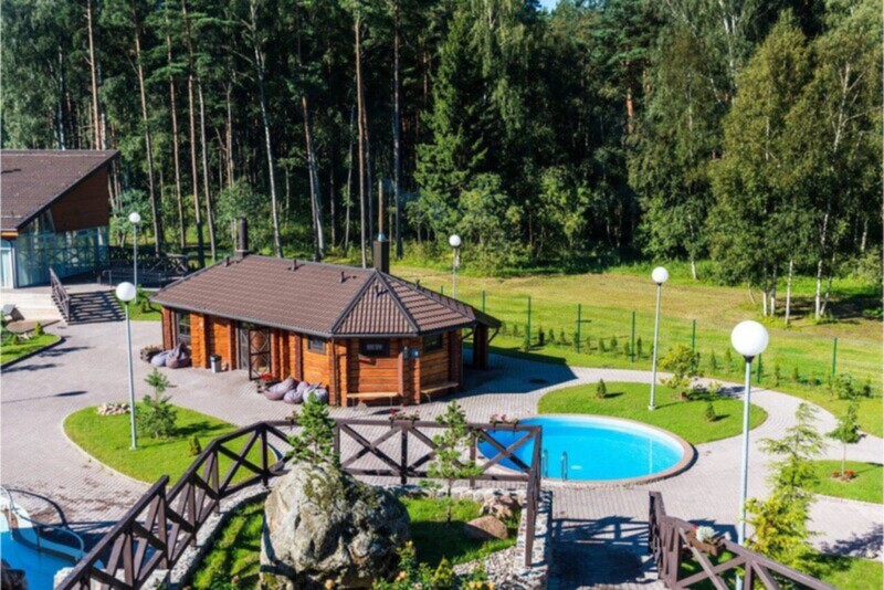 Poilsis viloje su SPA erdve 4 asmenų šeimai „Atostogų parke“ Palangoje