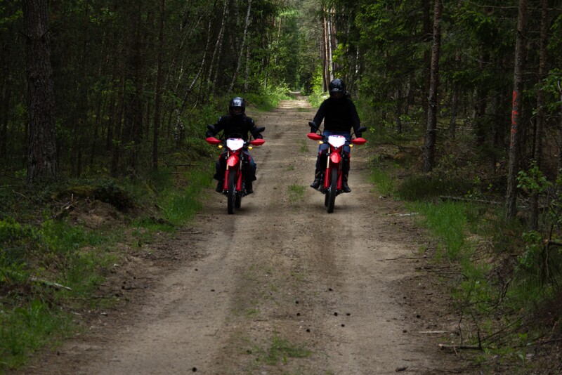 Ekstremalus turas enduro motociklais po Vilniaus apylinkes