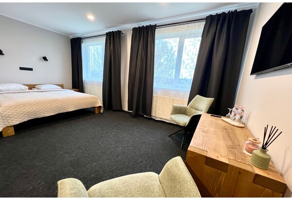 Nakvynė „Sanvilla“ Deluxe kambaryje su privačiu apsilankymu SPA