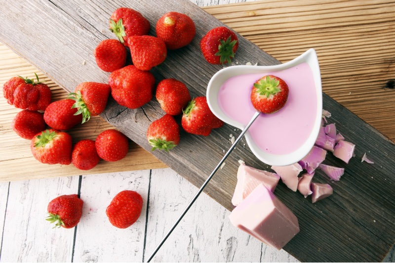 Belgiško šokolado RUBY CALLEBAUT fondiu Kaune