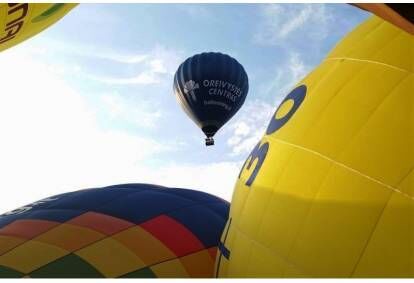 Skrydis oro balionu virš Alytaus su „Oreivystės centru“