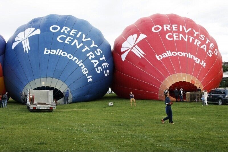 Skrydis oro balionu virš Klaipėdos su „Oreivystės centru“