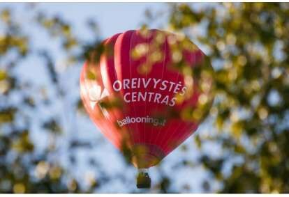 Skrydis oro balionu Šiauliuose su „Oreivystės centru“