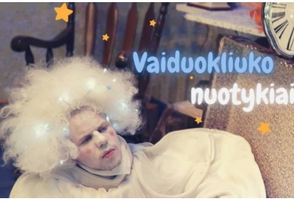 Spektaklis vaikams apie vaiduokliuką internetu