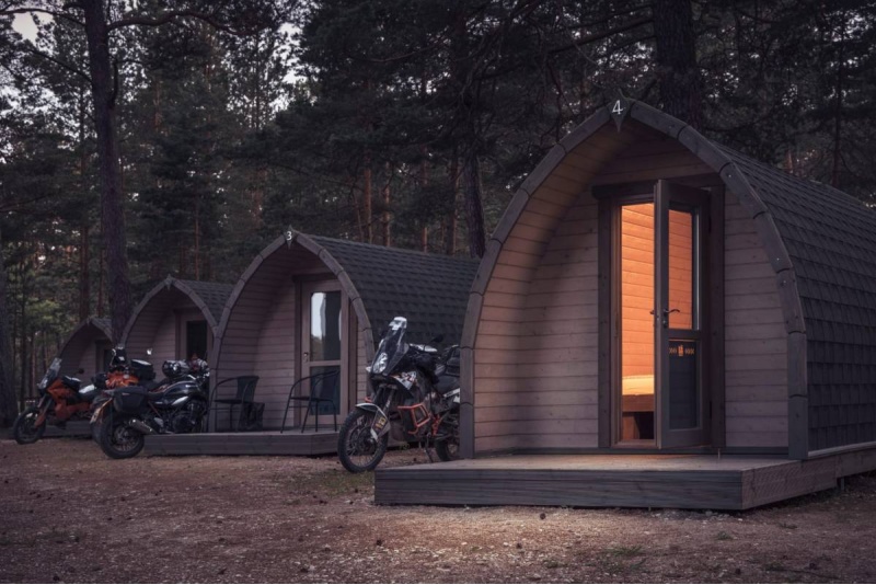 Romantiškas poilsis su nakvyne „Bungalow“ namelyje Liepojoje
