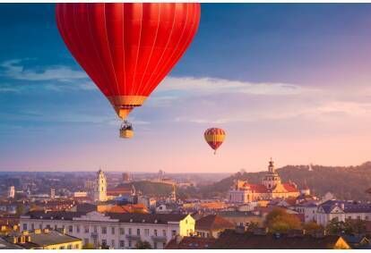 Romantiškas skrydis oro balionu dviem Vilniuje