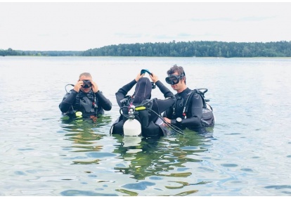 Pažintinis nėrimas su „Scuba Druskininkai“