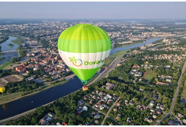 Skrydis oro balionu Kaune su oreivių klubu „Audenis“