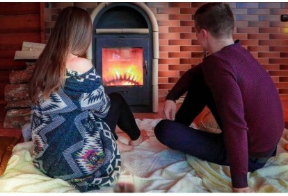 Šiltas poilsis dviems prie židinio + pirties malonumai Trakuose