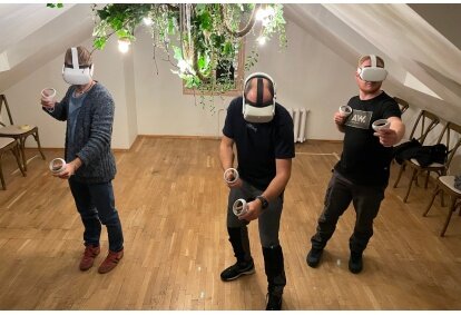 Mobili virtualios realybės arena