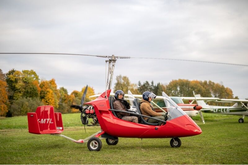 Pažintinis-mokomasis skrydis malūnsparniu virš Kupiškio
